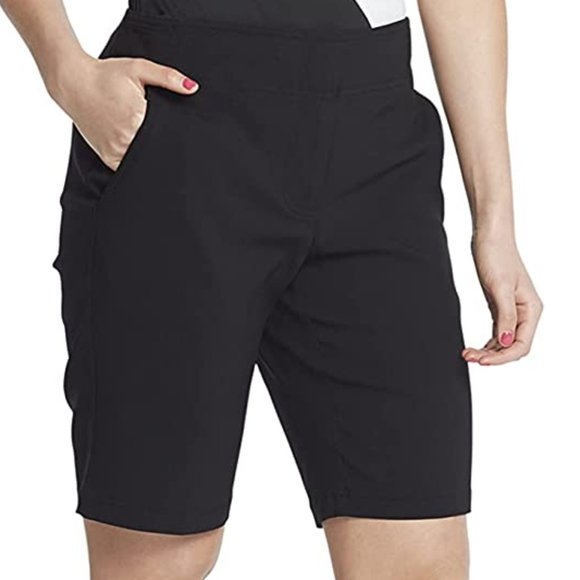 Izod Shorts Izod Womens Golf Stretch Short With Pockets Black